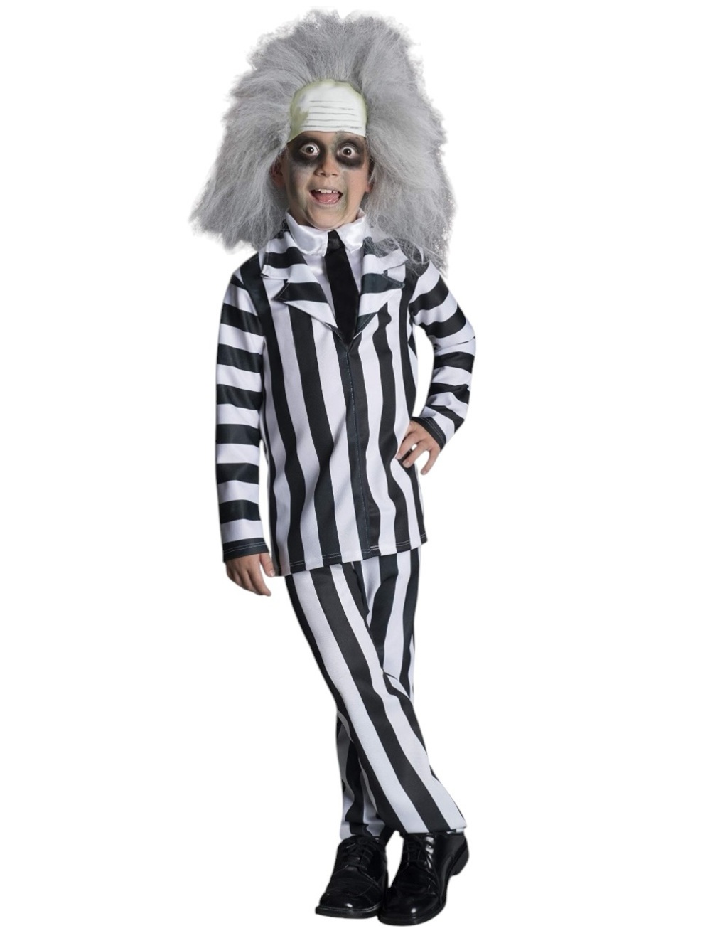 NWT Beetle Juice Striped Costume Jacket & Pants